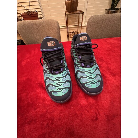 Men Nike Air Max Plus Drift Running Shoes Size 9 Navy Blue Orange FD4290 400 - Picture 4 of 16